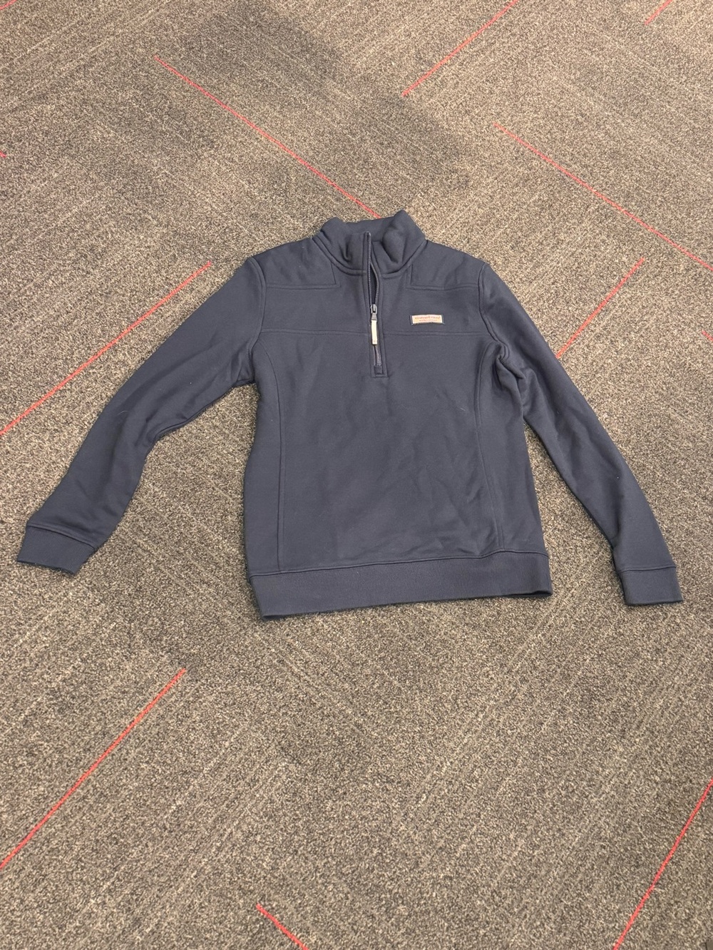 Vineyard Vines  Women's Dark Blue Quarter Zip Sweat Shirt Size XS